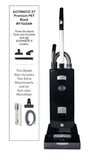 SEBO AUTOMATIC X7 Premium Upright Vacuum