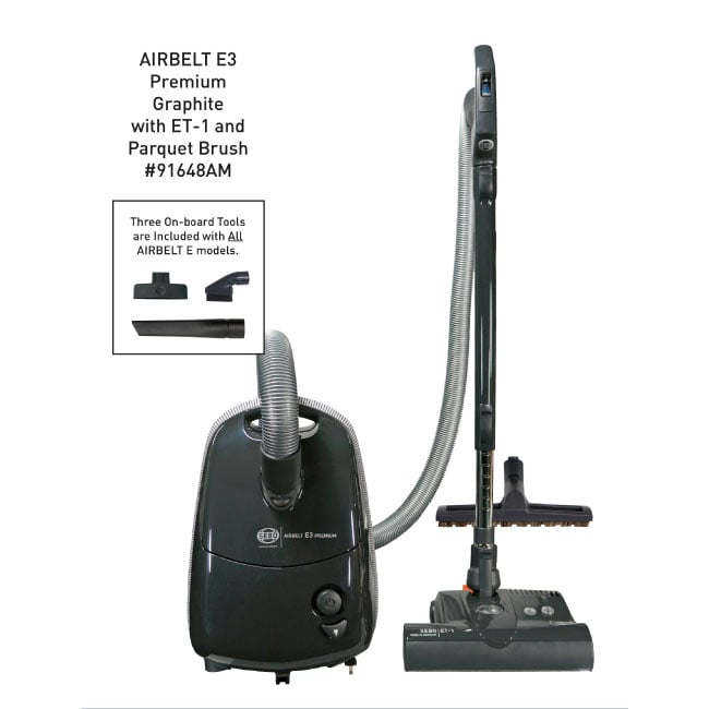SEBO AIRBELT E3 Premium Graphite