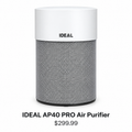 IDEAL AP40 PRO Air Purifier $299.99