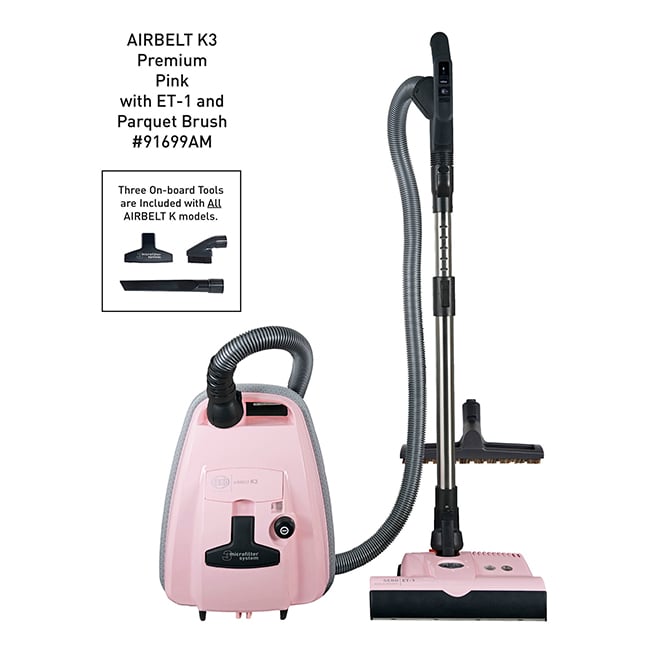 SEBO AIRBELT K3 Premium Pastel Pink