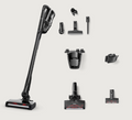 Miele Triflex HX3 Cat and Dog Obsidian Black cordless vacuum and accessories