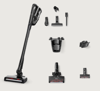 Miele Triflex HX3 Cat and Dog Obsidian Black cordless vacuum and accessories