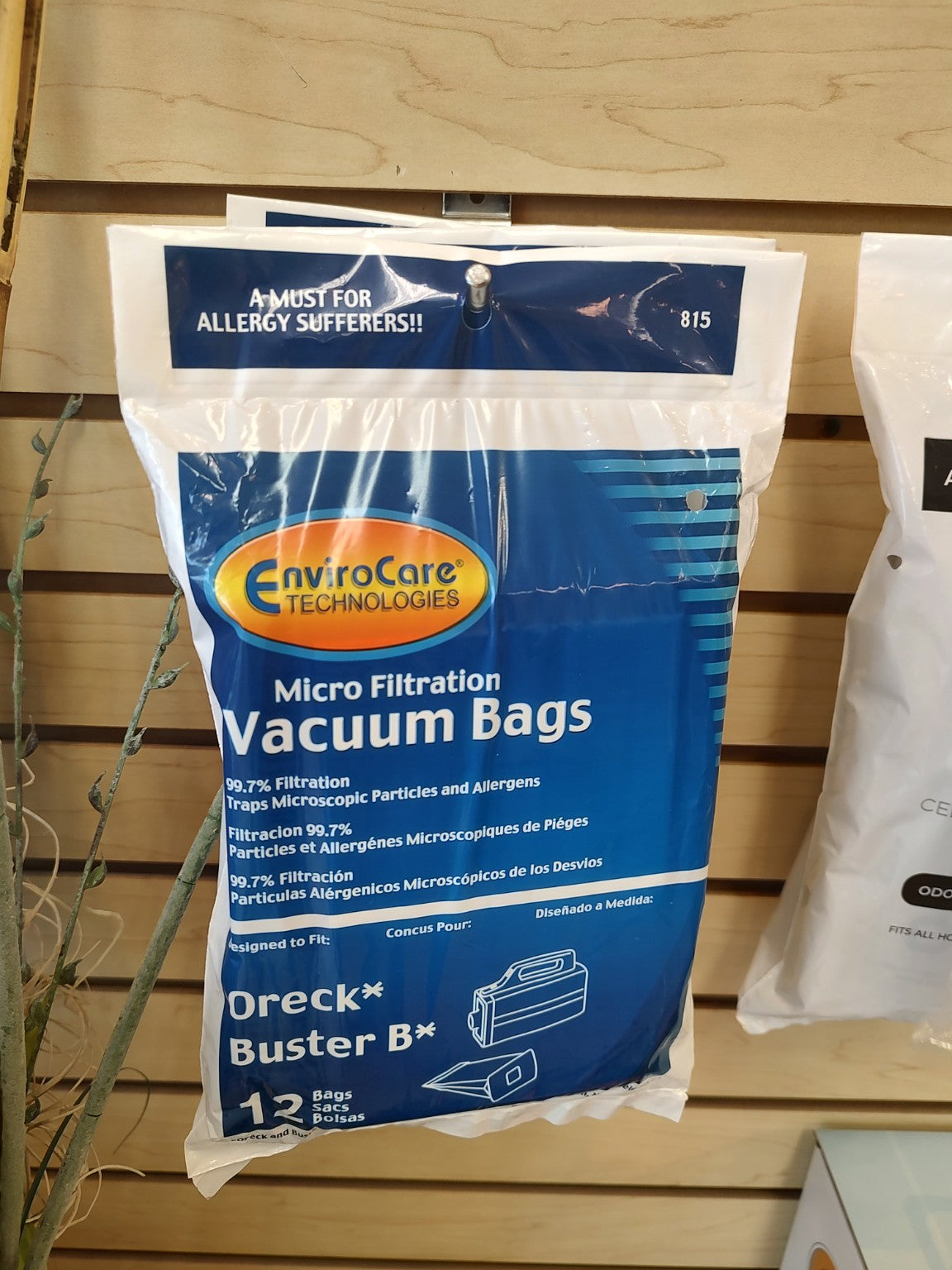 EnviroCare Oreck Buster B micro filtration vacuum bags 12-pack