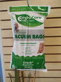 EnviroCare Oreck Magnesium upright vacuum bags 8-pack