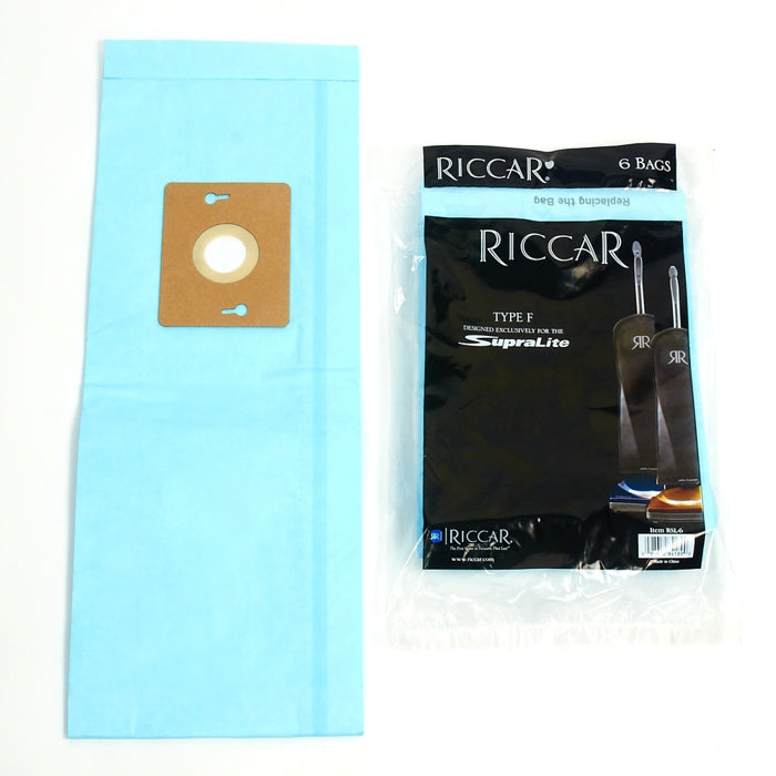 Riccar SupraLite Upright Paper Bags 6 Pack