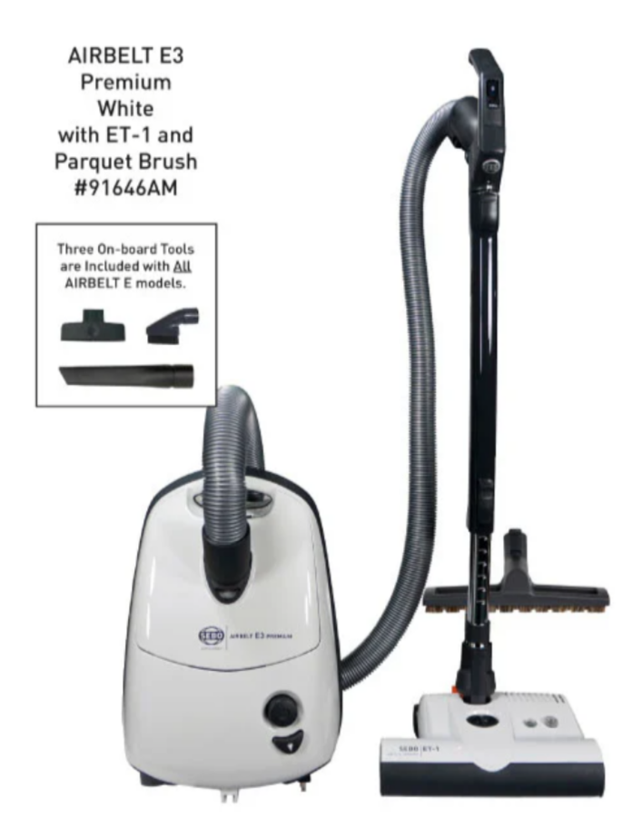 SEBO AIRBELT E3 Premium canister vacuum
